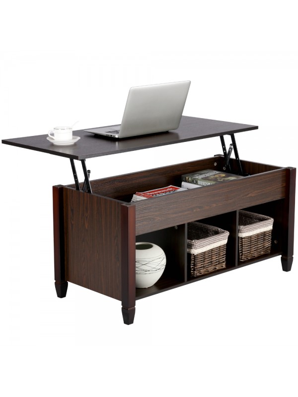 SmileMart Modern Lift Top Coffee Table Storage for...